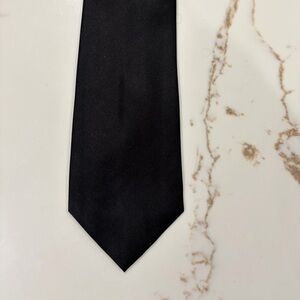 Antonia Collection Classic Black Silk Tie